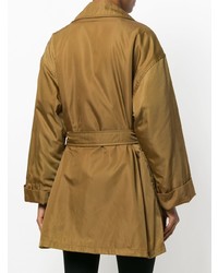 Женский коричневый плащ от Prada Vintage