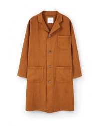 Женский коричневый плащ