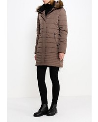 Женский коричневый пуховик от B.young