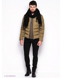 Мужской коричневый пуховик от Bomboogie