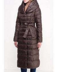 Женский коричневый пуховик от Clasna