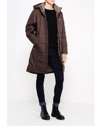 Женский коричневый пуховик от Jack Wolfskin