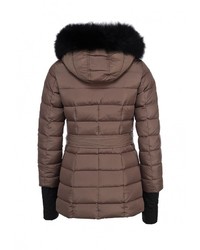 Женский коричневый пуховик от Lawine