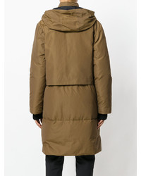 Женский коричневый пуховик от Marni