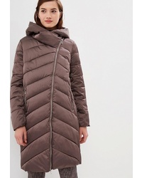 Женский коричневый пуховик от Tom Farr