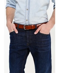 Мужской коричневый ремень от Jack &amp; Jones