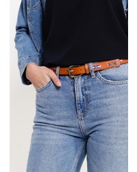 Женский коричневый ремень от Pieces