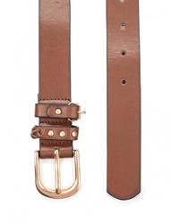 Женский коричневый ремень от Pieces