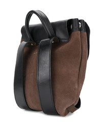 Женский коричневый рюкзак от MM6 MAISON MARGIELA