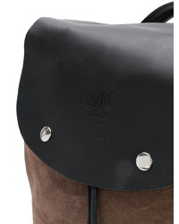 Женский коричневый рюкзак от MM6 MAISON MARGIELA