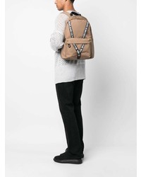 Мужской коричневый рюкзак от VERSACE JEANS COUTURE