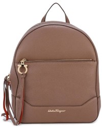 Женский коричневый рюкзак от Salvatore Ferragamo