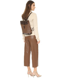 Женский коричневый рюкзак от Louis Vuitton