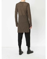 Мужской коричневый свитер с круглым вырезом от Cedric Jacquemyn