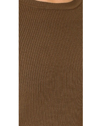 Женский коричневый свитер с круглым вырезом от 525 America