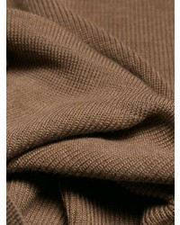 Мужской коричневый свитер с круглым вырезом от DSQUARED2