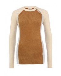 Женский коричневый свитер с круглым вырезом от River Island
