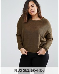 Женский коричневый свитер от Brave Soul
