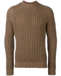 Мужской коричневый свитер от Tod's