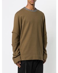 Мужской коричневый свитшот от Lost & Found Rooms