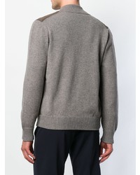 Мужской коричневый стеганый бомбер от Barba