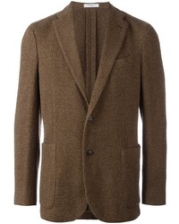 Мужской коричневый твидовый пиджак от Boglioli
