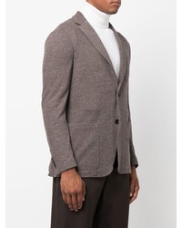 Мужской коричневый твидовый пиджак от Canali