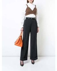 Коричневый укороченный топ от Y/Project