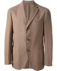 Мужской коричневый хлопковый пиджак от Boglioli