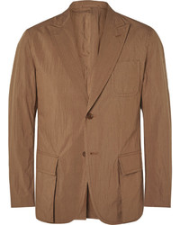 Мужской коричневый хлопковый пиджак от Camoshita