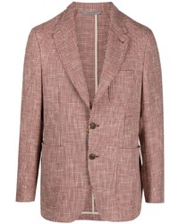 Мужской коричневый хлопковый пиджак от Canali