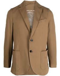 Мужской коричневый хлопковый пиджак от Circolo 1901