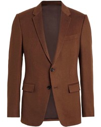 Мужской коричневый хлопковый пиджак от Ermenegildo Zegna