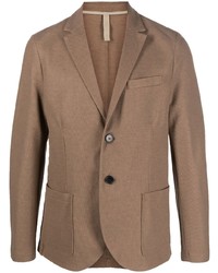 Мужской коричневый хлопковый пиджак от Harris Wharf London