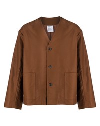 Мужской коричневый хлопковый пиджак от Hed Mayner