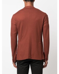 Мужской коричневый хлопковый пиджак от Tagliatore