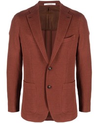 Мужской коричневый хлопковый пиджак от Tagliatore