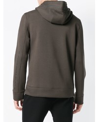 Мужской коричневый худи от Neil Barrett