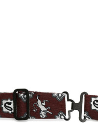 Мужской коричневый шелковый галстук-бабочка с принтом от Dolce & Gabbana