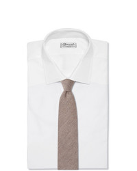 Мужской коричневый шерстяной галстук от Thom Sweeney