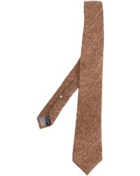 Мужской коричневый шерстяной галстук от Eleventy