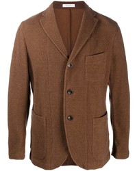 Мужской коричневый шерстяной пиджак от Boglioli