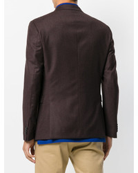 Мужской коричневый шерстяной пиджак от Paul Smith