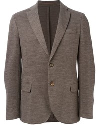 Мужской коричневый шерстяной пиджак от Eleventy