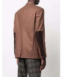 Мужской коричневый шерстяной пиджак от Billionaire