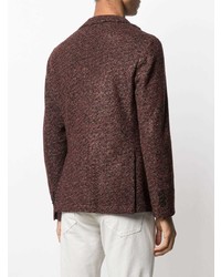 Мужской коричневый шерстяной пиджак от Manuel Ritz