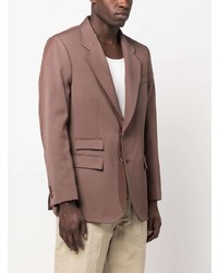 Мужской коричневый шерстяной пиджак от Botter