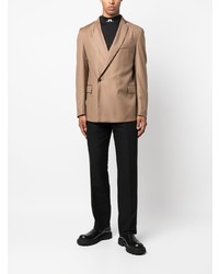 Мужской коричневый шерстяной пиджак от Costumein