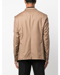 Мужской коричневый шерстяной пиджак от Costumein