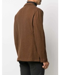 Мужской коричневый шерстяной пиджак от Boglioli